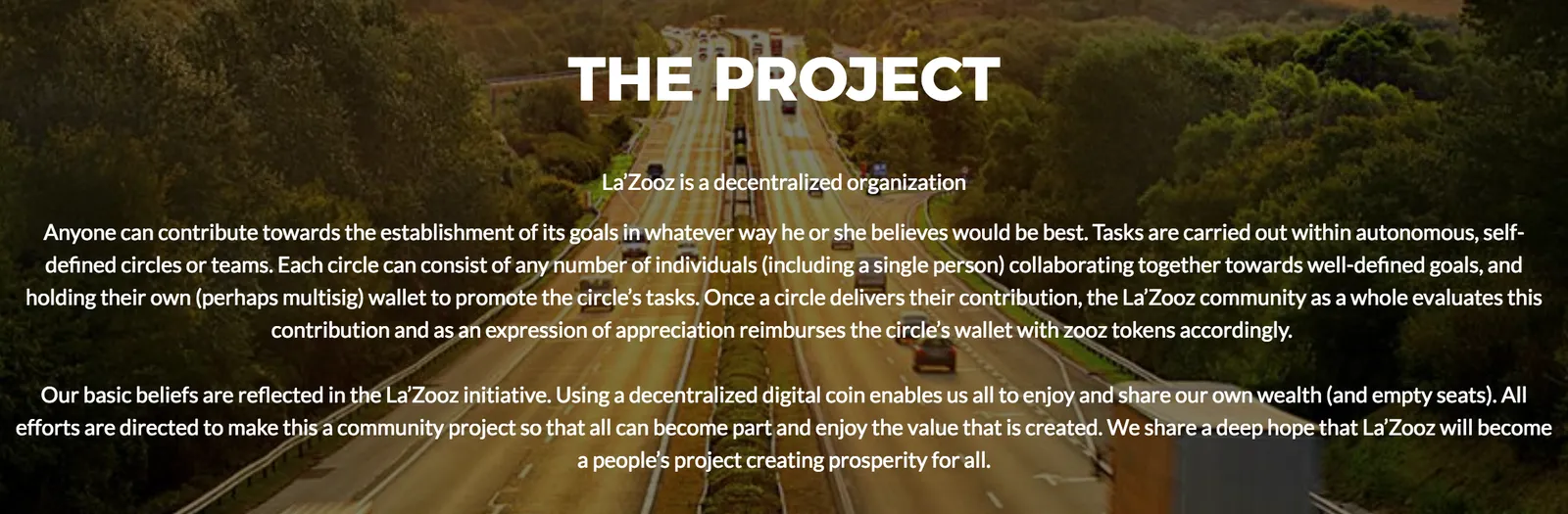 La Zooz is Decentralized Organization!