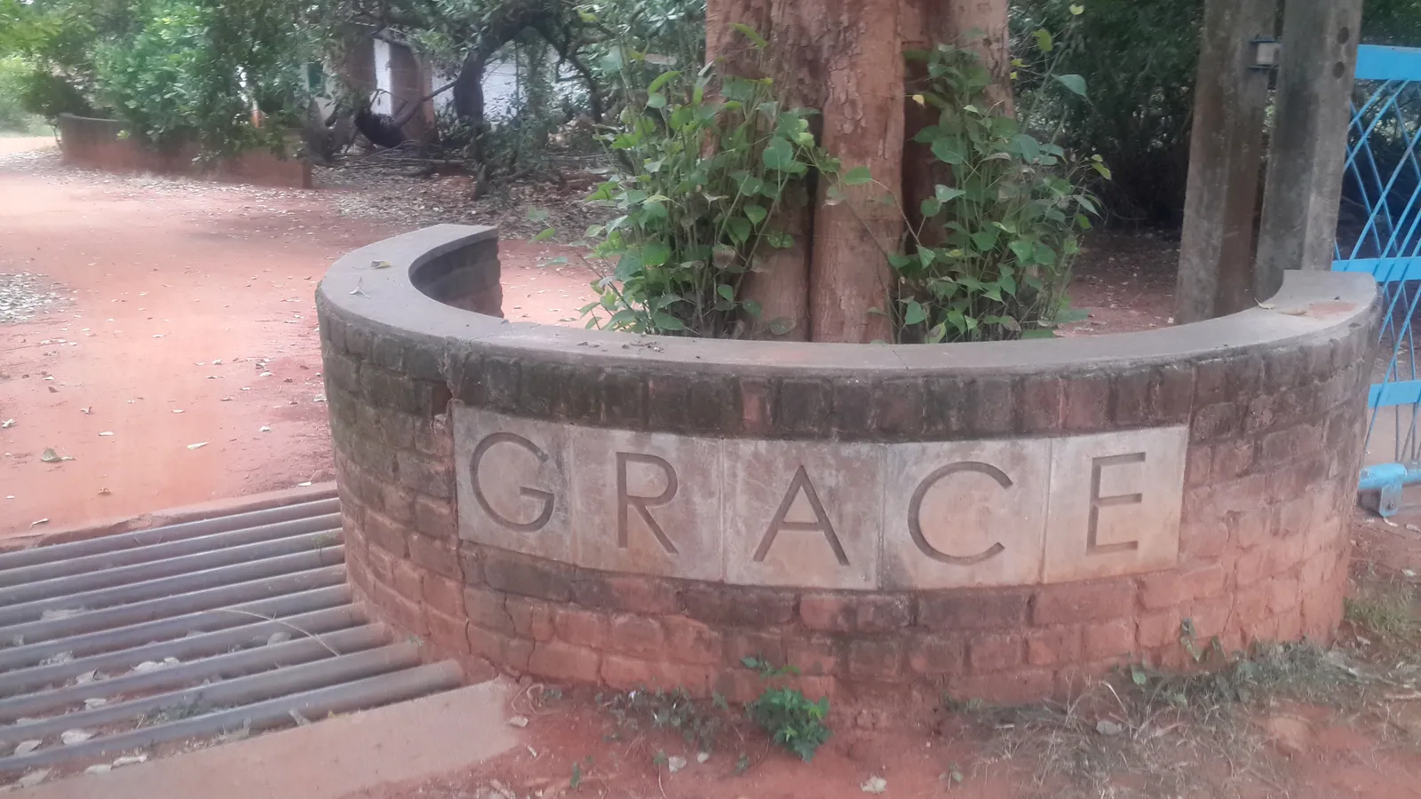 오로빌 동네 Grace 에서 아침마다 명상 모임을 했다.