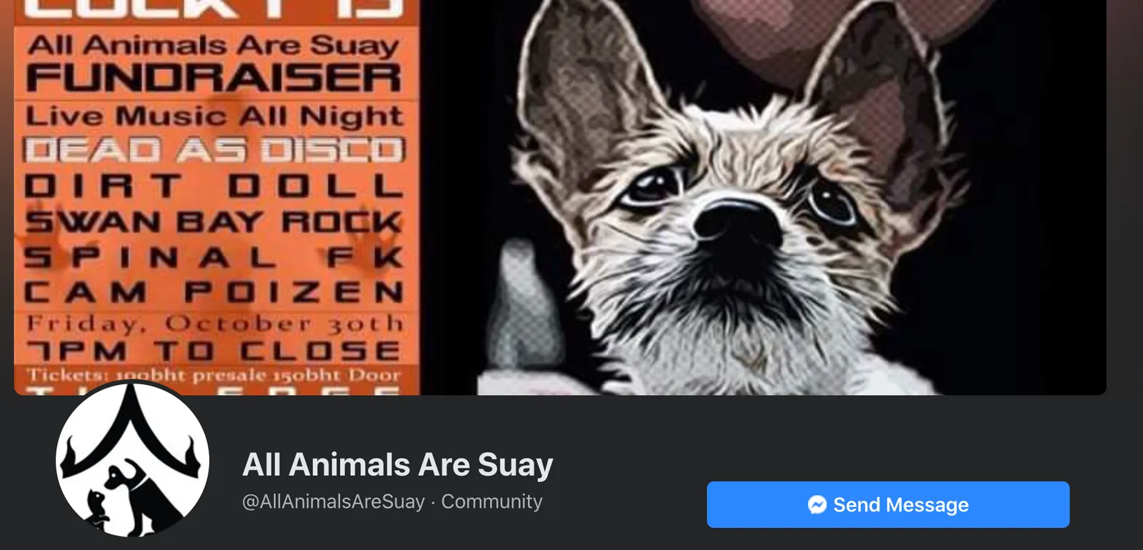 https://www.facebook.com/AllAnimalsAreSuay/